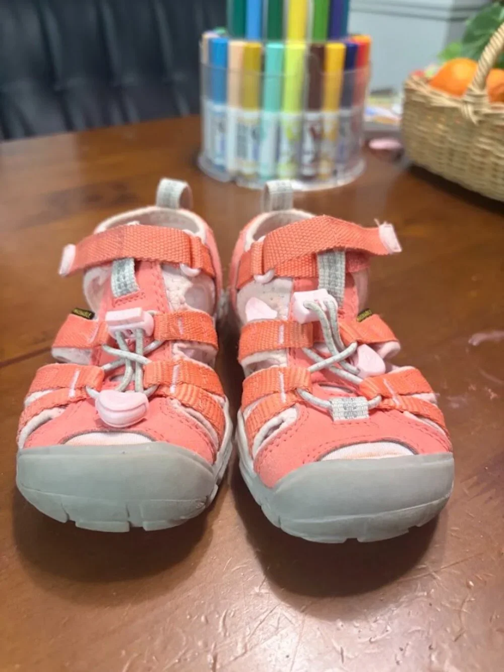 KEEN Seacamp II CNX Toddler Sandals Dubarry Pink-A-Boo Size 9